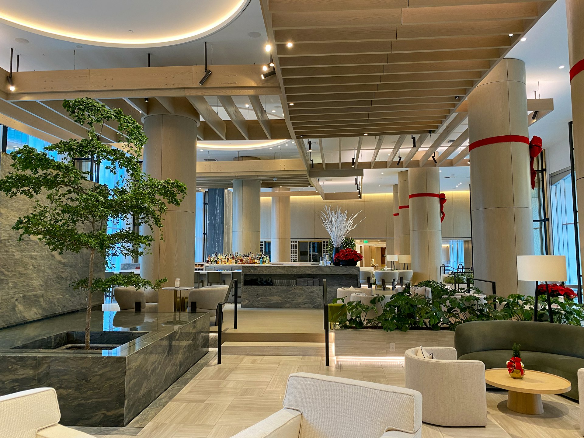 Fairmont Century Plaza's new lobby; Los Angeles, California